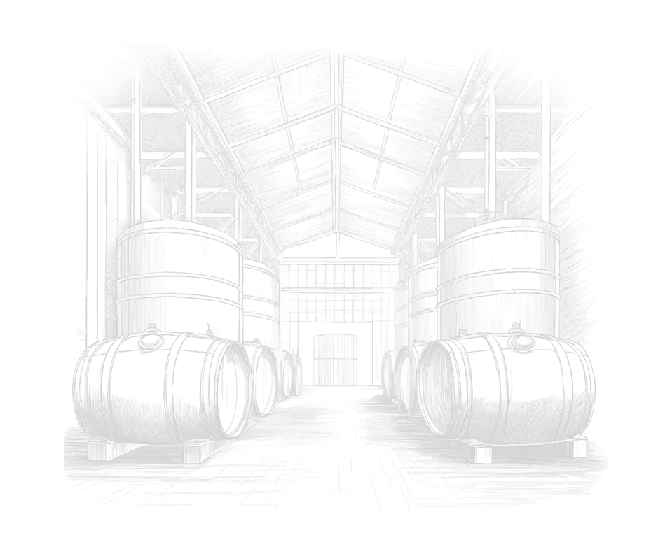 warehouse with casks