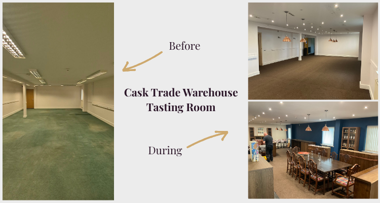 1 Year Tasting Room Before